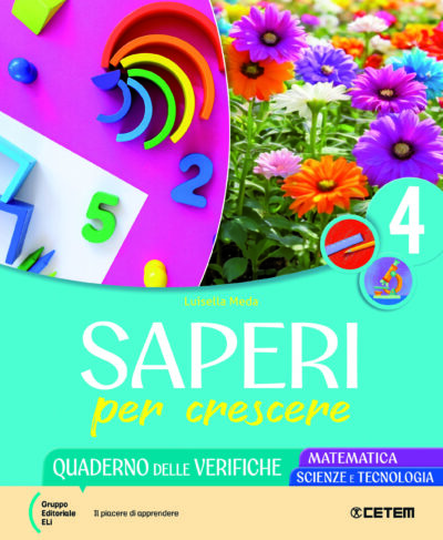 cover SAPERI PER CRESCERE Verifiche Mate-scienze 4