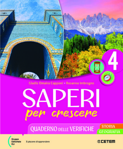 cover SAPERI PER CRESCERE Verifiche Storia-Geo 4