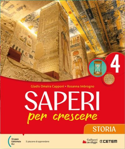 saperi per crescere storia 4 cover