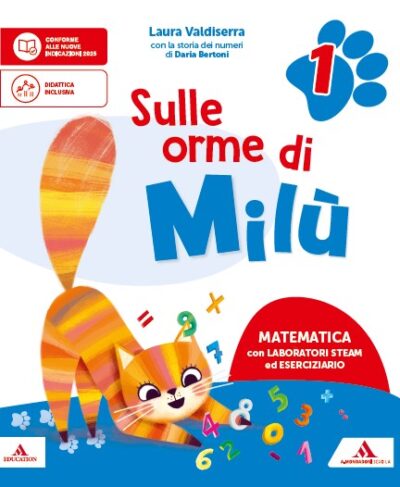 sulle orme di milu 1 cover matematica